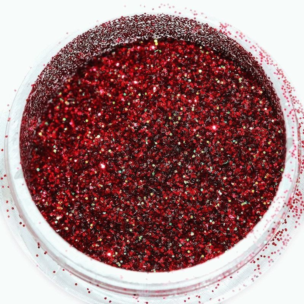 Блестки Rainbow Dust Hologram Red
