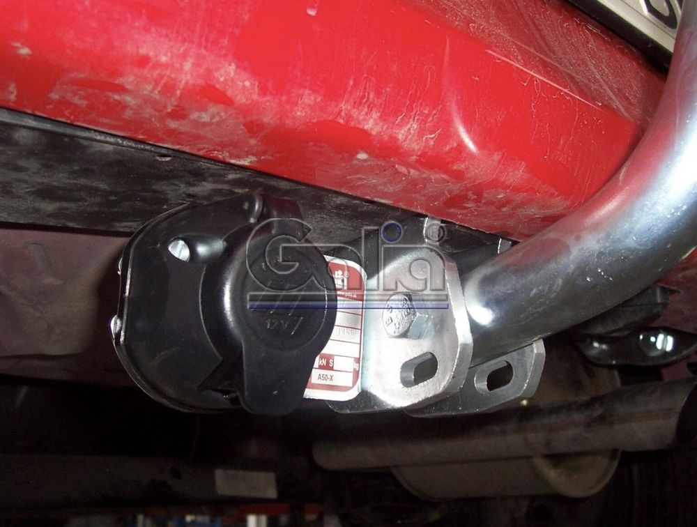 Фаркоп оцинкованный Galia T057A для Toyota Yaris 2005-2014(паспорт и сертификат в комплекте)(без электрики)