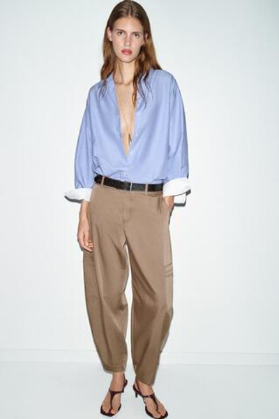 РУБАШКА OXFORD BASIC - ZARA
