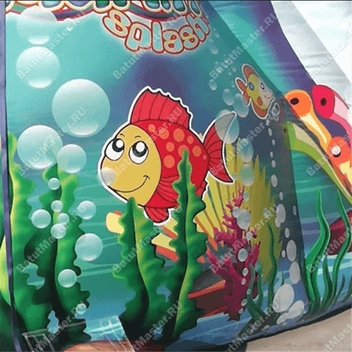 Надувная горка "Голубой марлин"