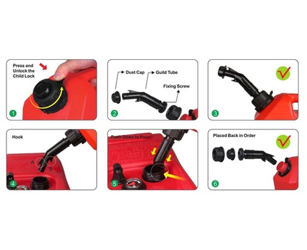 Канистра для ГСМ пластм., 5л