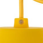 Патрон E27 силиконовый со шнуром 1м желтый REXANT