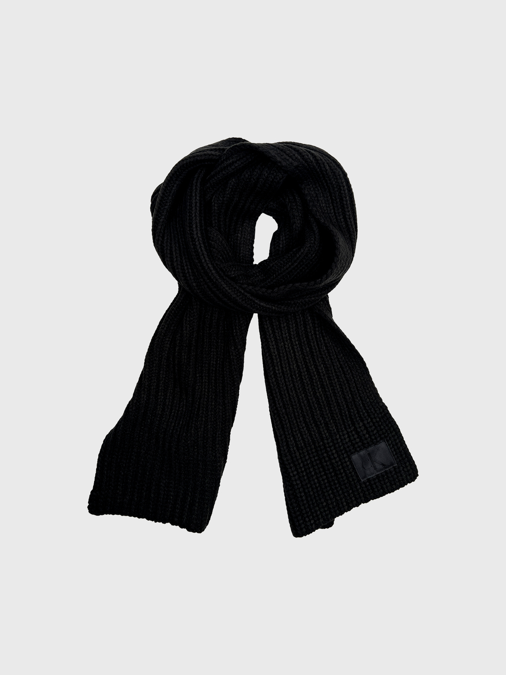 Шарф Calvin Klein Jeans Ribbed Knit Black Beauty - One Size