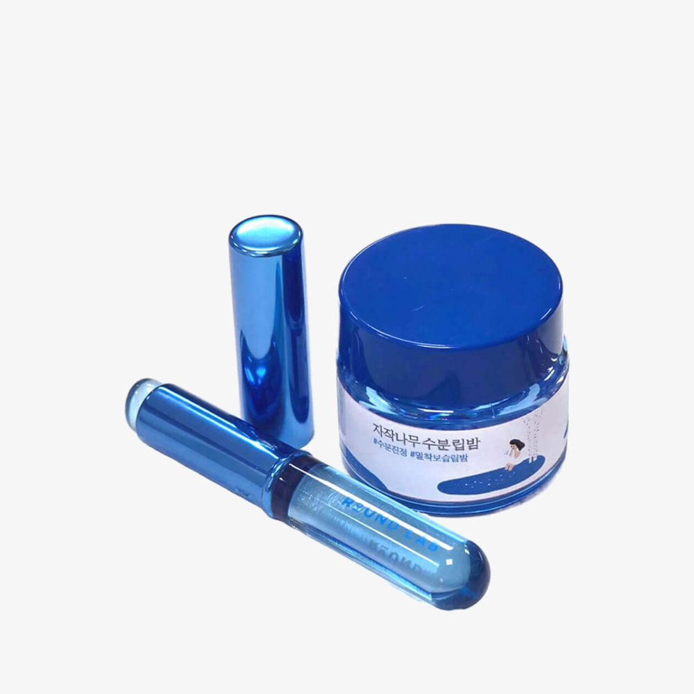 ROUND LAB Увлажняющий бальзам для губ с берёзовым соком с кистью Birch Juice Moisturizing Lip Balm Set (20 гр)