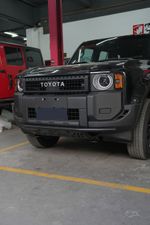Защита картера с дугой переднего бампера для Toyota Land Cruiser Prado 250 LC250 Крузак Тойота Кенгурятник защита бампера