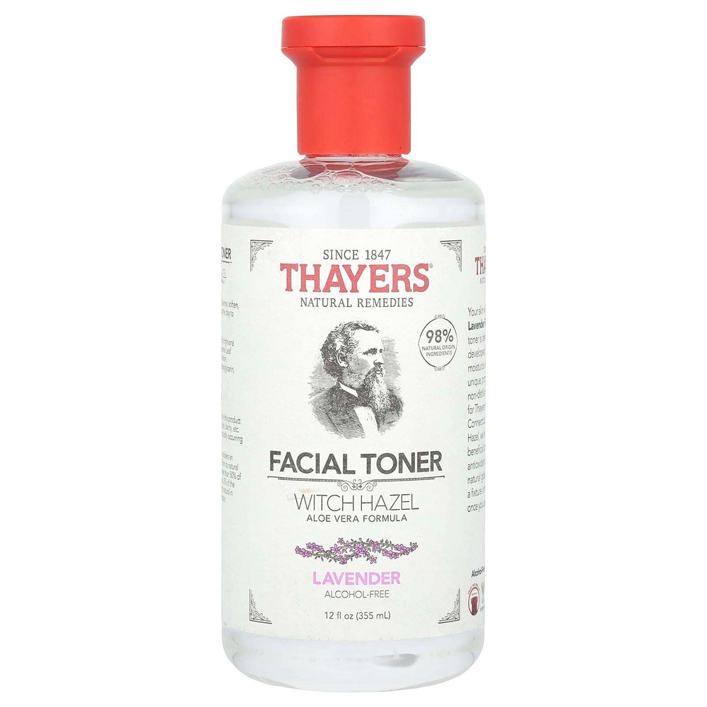 Thayers, Тоник для лица с гамамелисом, без спирта, с лавандой, 355 мл (12 жидк. унц.)