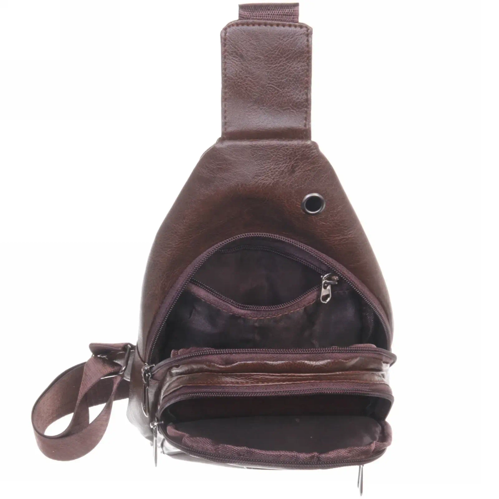 Сумка мужская «Creative Hardy», цвет коричневый, два отделения и карман, 29*17*5,5см