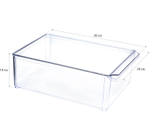 Органайзер для холодильника 20х30х10см с крышкой Прозрачный