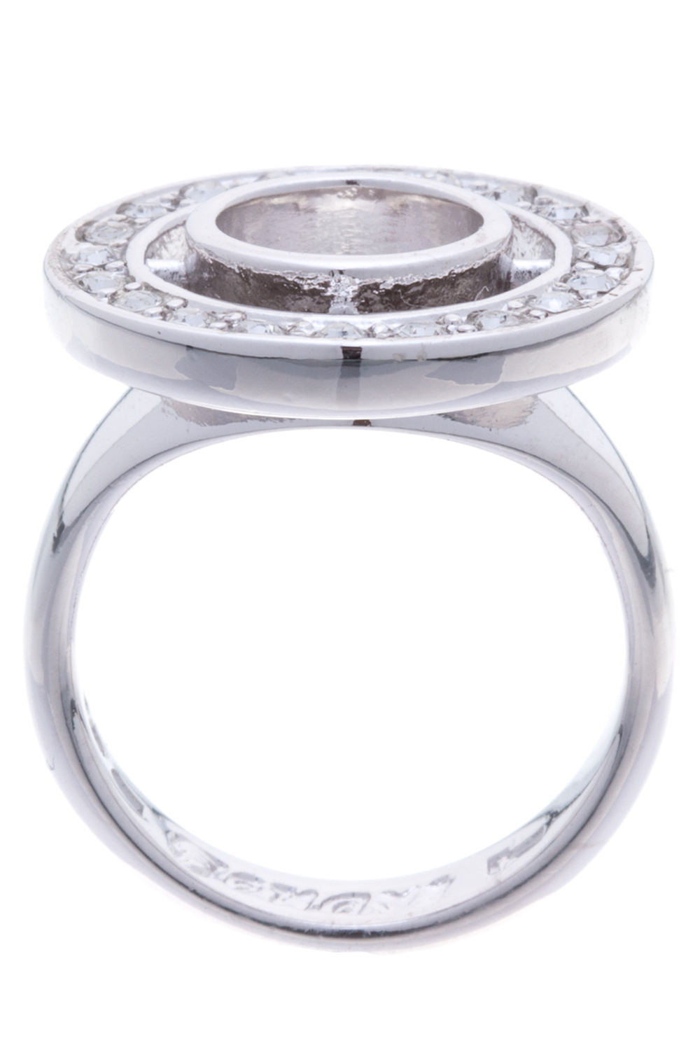 "Барута"  кольцо в серебряном покрытии из коллекции "Saturino" от Jenavi