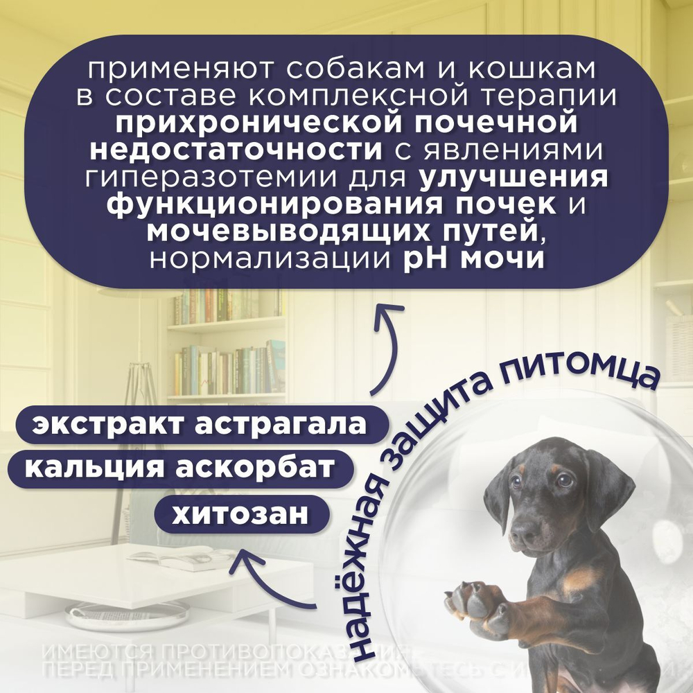 Капсулы от почечной недостаточности у собак и кошек GiGI НефроПЕТ, 30 капсул