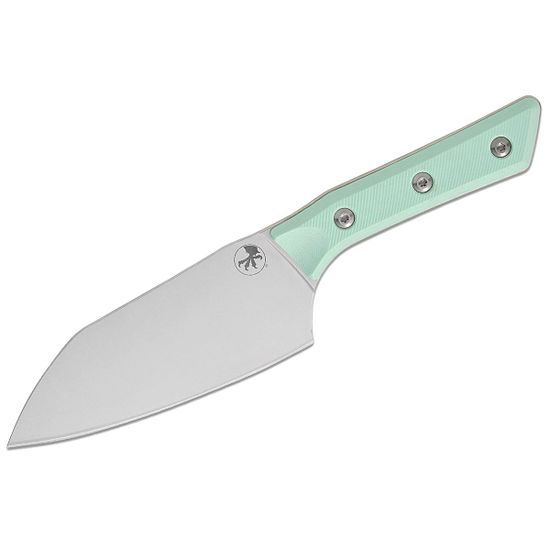 Нож кухонный Microtech Santoku 3200-10CA с клинком из стали M390MK, рукоять G10