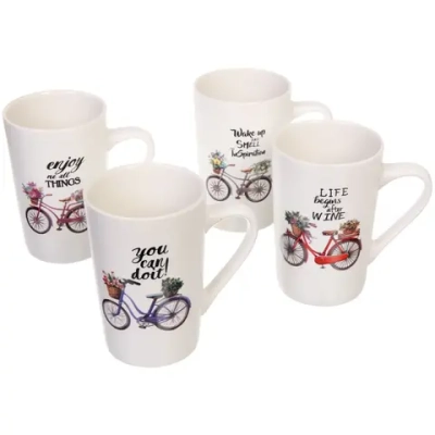 Кружка керамическая 360мл «Велосипед»