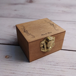 Музыкальная деревянная шкатулка-шарманка из массива "music box" с мелодией rose