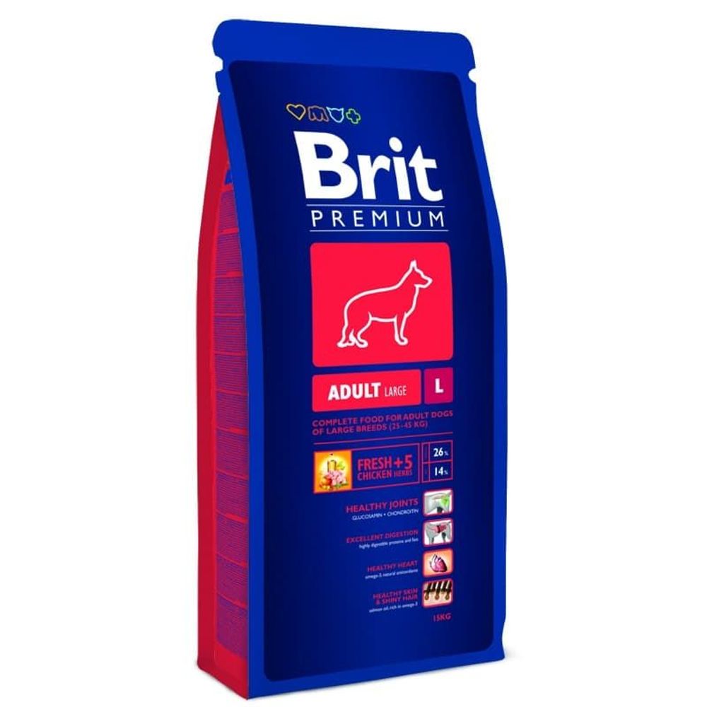 Brit Premium Adult L д/взрослых собак Крупных пород 3кг Brit Premium Adult L д/взрослых собак Крупных пород 3кг