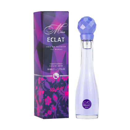 edt miss eclat 50ml glass bottle in box