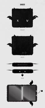 Мерч Xdinary Heroes - Xdinary Monsters Beautiful Mind (PHOTOCARD&TICKET BINDER)