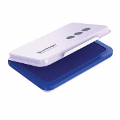 Штемпельная подушка, 105*73мм, синяя, металлическая, Berlingo