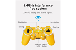 Радиоуправляемый фермерский трактор Double Eagle JCB с прицепом 2.4G масштаб 1:16 - E360-003