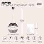 Подвесной светильник Maytoni MOD322PL-L6B3K