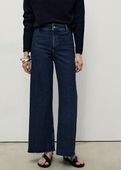 Джинсы-кюлоты Catherin с высокой талией