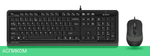 Набор периферии A4 FStyler F1010 черный/серый
