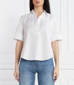 Блузка DONDUP - made in Italy - белый(DC348 PF0010D XXX)