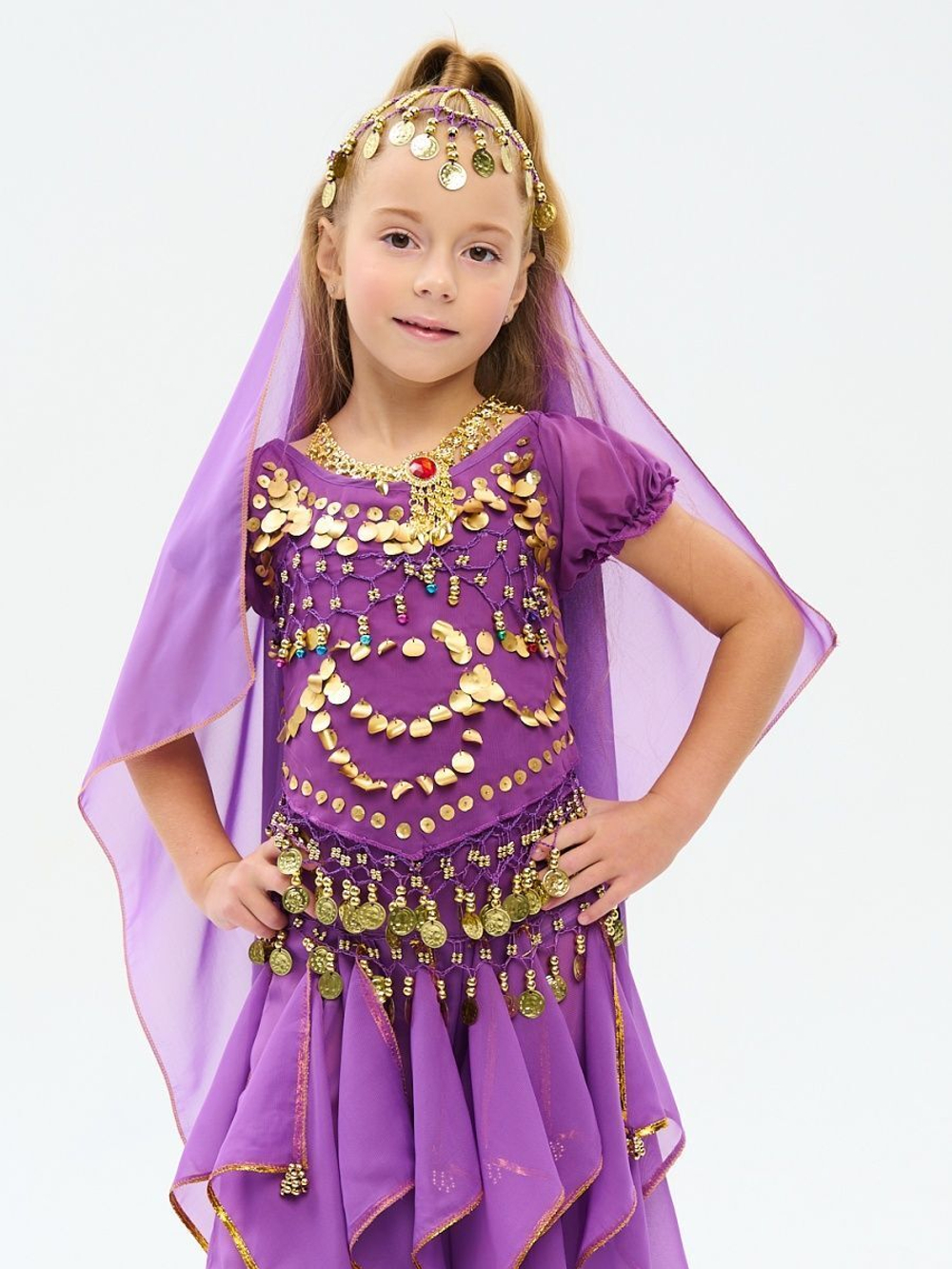 Костюм для восточных танцев Шахерезады 4 предмета Новый год