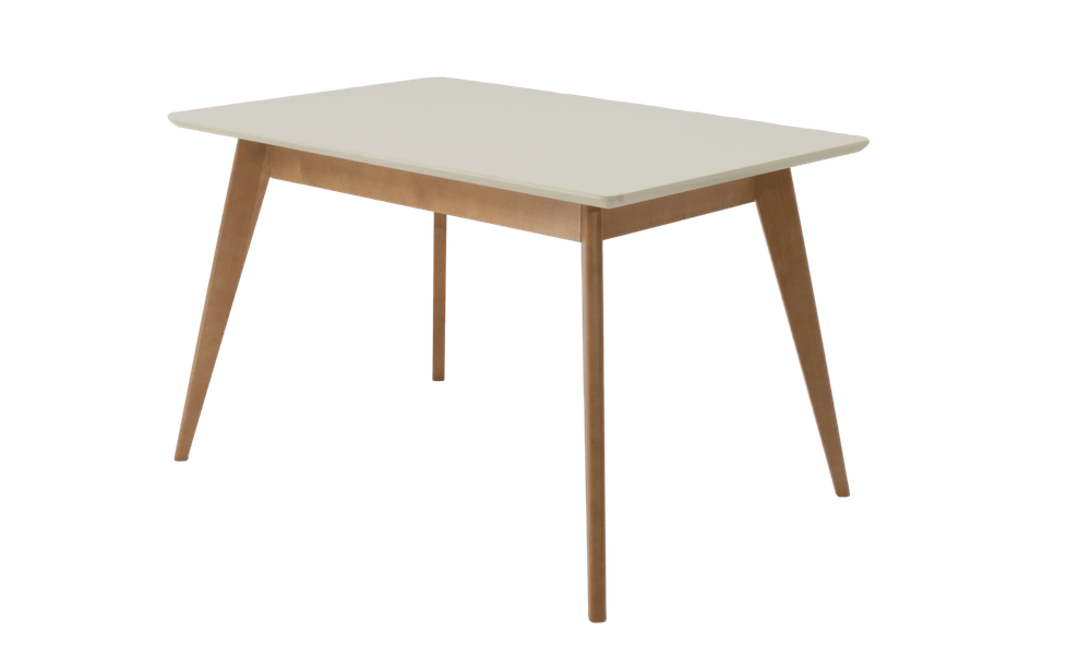 Стол Zip-mebel Сканди 120, Натуральное дерево/Слоновая кость