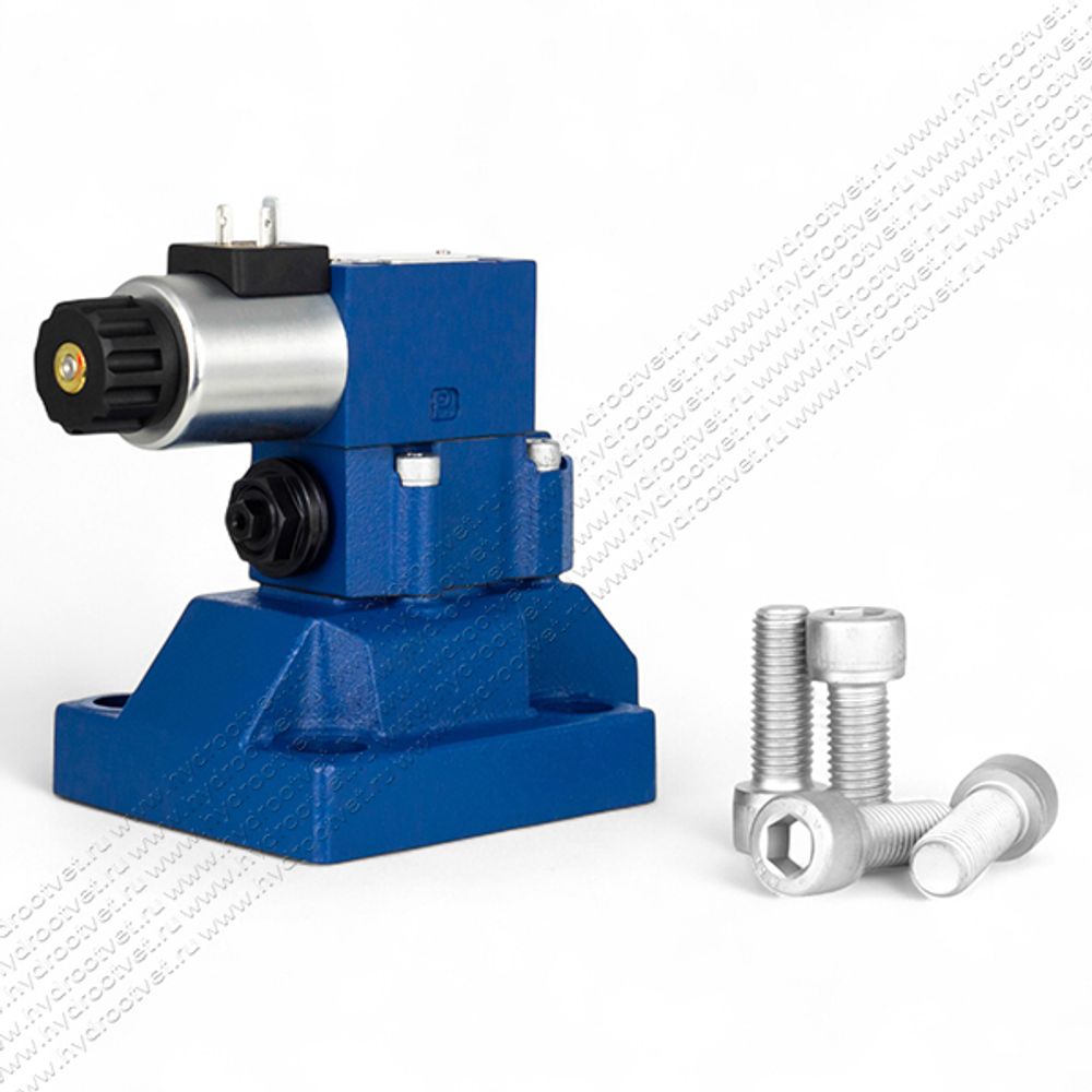 DBW30B2-5X/315CG24N9K4 - Предохранительный клапан Ду32 с давлением настройки до 315 бар, управление - X и Y - внутренние с разгрузкой B = открыт с электроуправлением G24