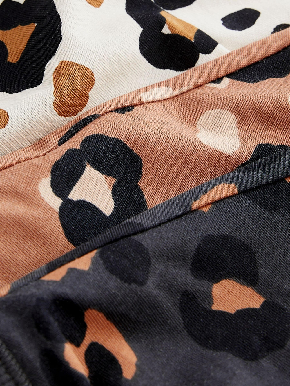 Пижама для девочки Next 608-506, 3 шт., Черный, Бежевый, Молочный