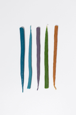 Тонкие цветные свечи без трав
