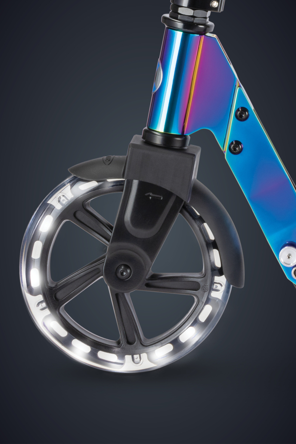 Самокат Micro Cruiser LED неохром