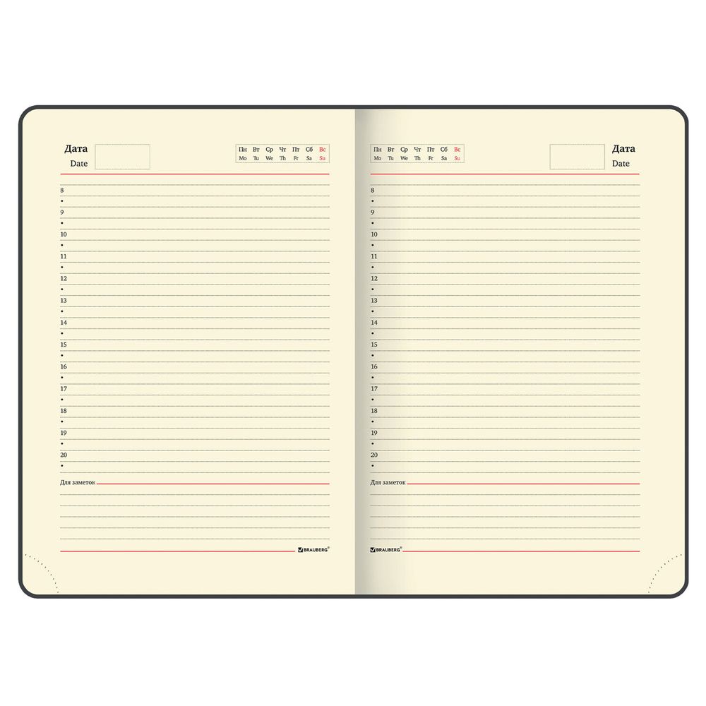Ежедневник недатированный А5 BRAUBERG "Metropolis Mix" (113292) 2