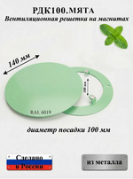 Вентиляционная Решетка РДК 100 Мята