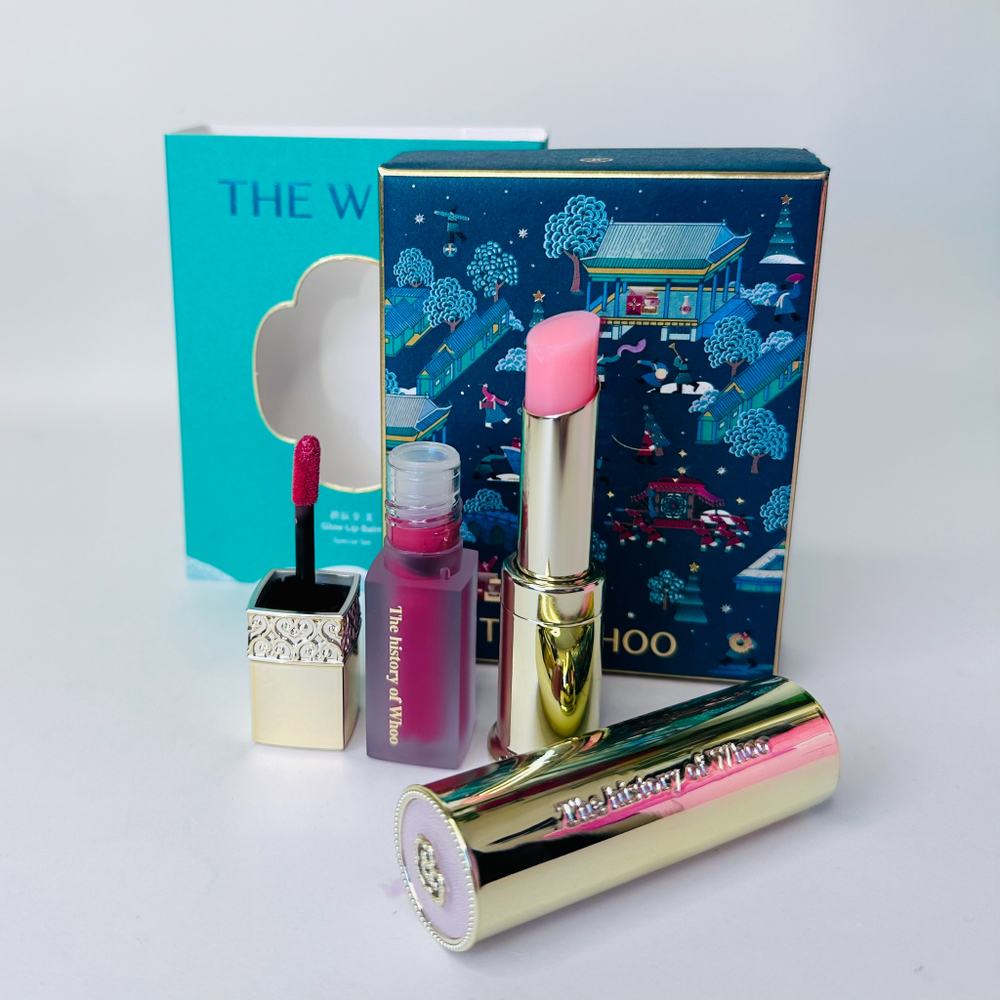 Набор для губ THE WHOO Gongjnhyang Mi Glow Lip Balm бальзам+тинт.