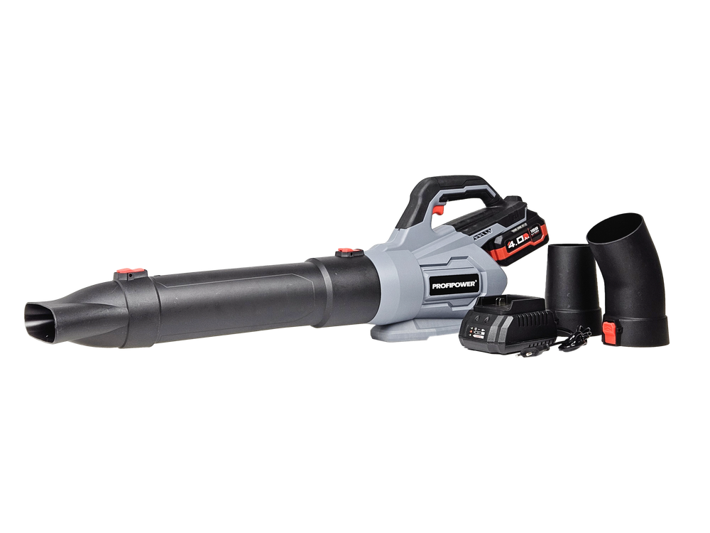 Аккумуляторная бесщеточная воздуходувка PROFIPOWER MKDUB-18V (Li-ion-1шт, 18В, 4.0Ач, З/У, в коробке)