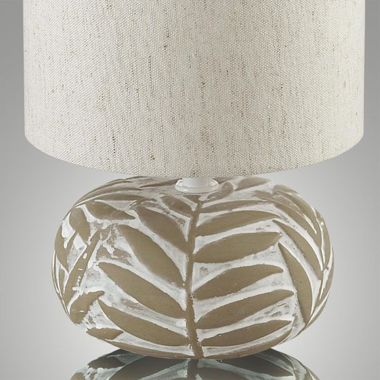 8135/1T MODERNI LN25 381 бежевый, керамика/текстиль Настольная лампа Е14 1*40W 220V RAMORA