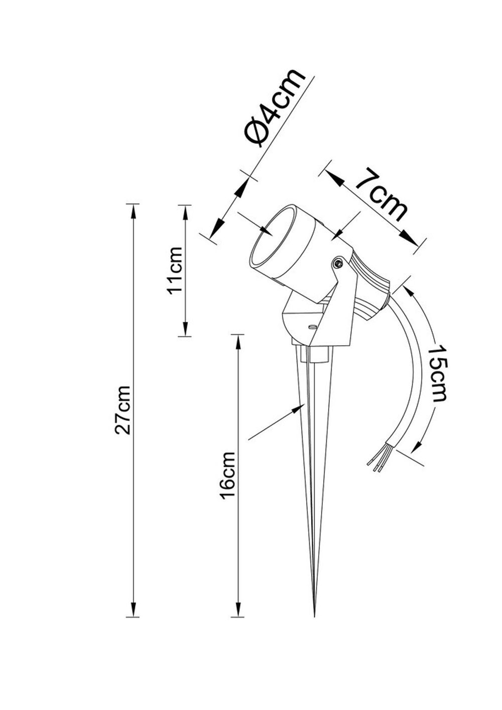 Грунтовый светильник Arte lamp
