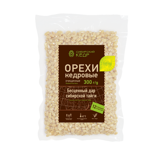 Ядро кедрового ореха / 300 г / калибр 900 / Сибирский кедр