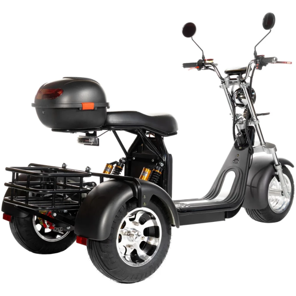 Электроскутер трехколесный CITYCOCO GT X11 TRIKE Коричневый