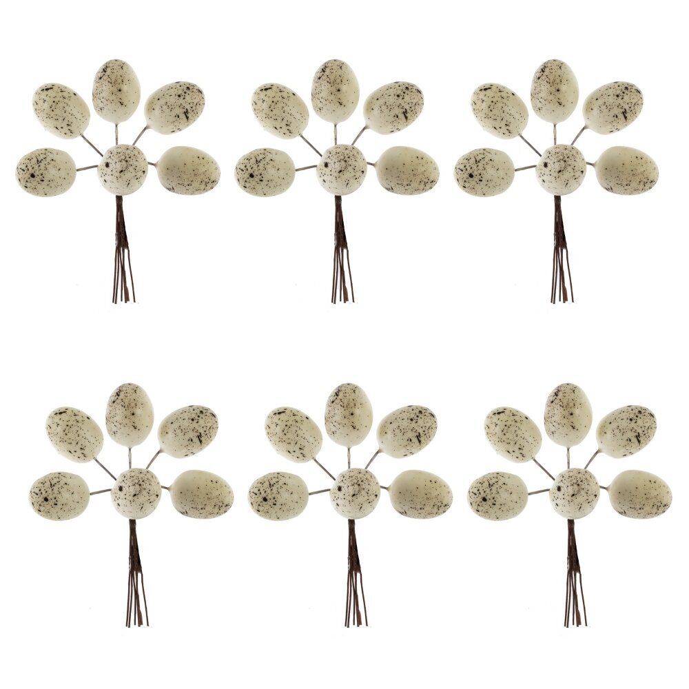 GAEM Набор из 6-ти изделий декоративных "Яйца пасхальные", L17 W3,5 H18/10 см