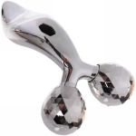 Массажер для лица, шеи и зоны декольте «Glow», цвет серебро