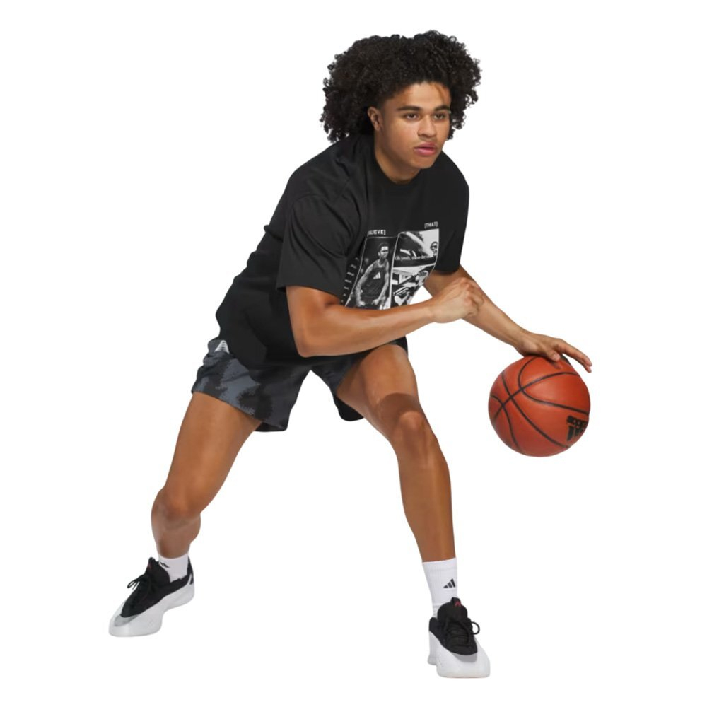 Баскетбольная футболка adidas Anthony Edwards Black T-shirt