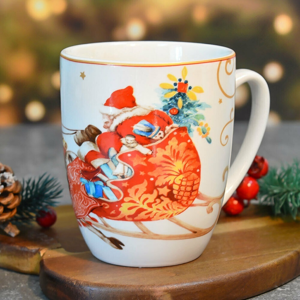 Кружка 350мл Санта