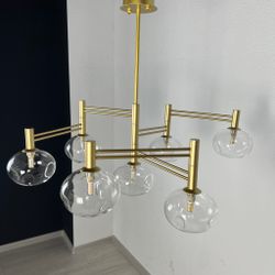 Люстра на штанге TEMPER L7 Gold