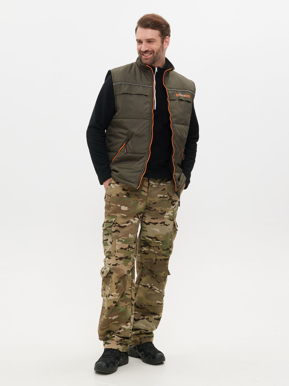 Жилет демисезонный Беркут ткань Дюспо цвет Хаки