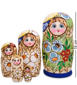 Народные промыслы МР-24/ 06-C Матрешка 5м «Ксюша»