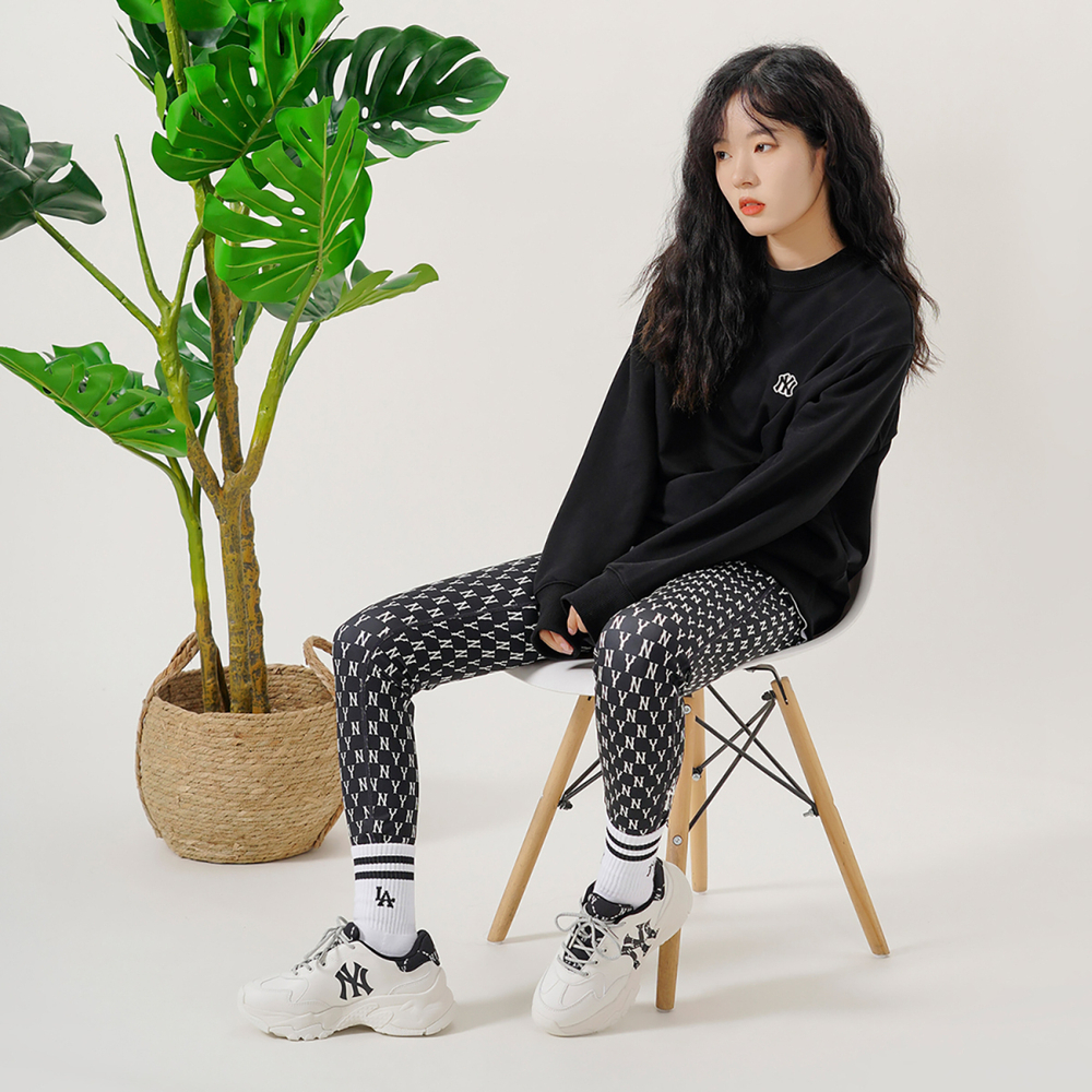 Кроссовки MLB Big Ball Chunky Dia Monogram, 3ASHCDM2N-50BKS