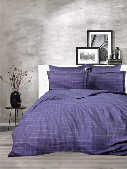 Простыня Беатрис фиолетовый , полисатин 240x220 Domtekc