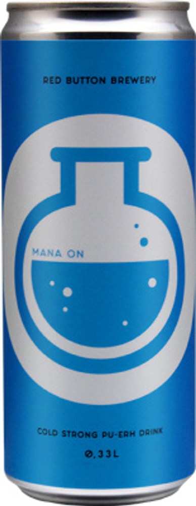Чай Холодный Пуэр Рэд Баттон Мана Он / Red Button Mana On 0.33 - банка
